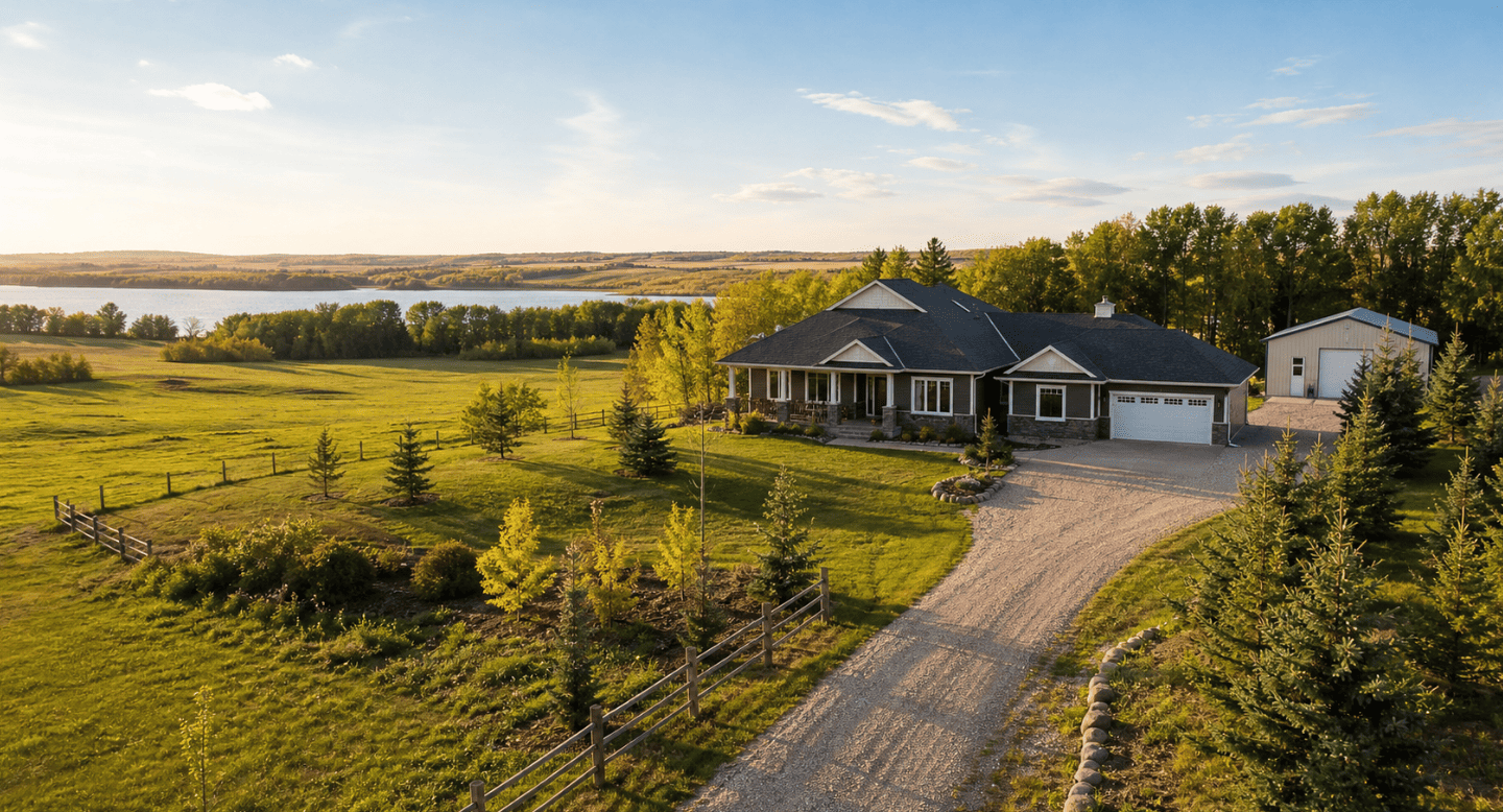 Red Deer County real estate guide for acreages land rural homes and lake area properties
